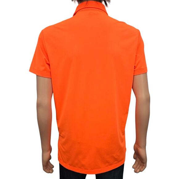 Polo Ralph Lauren Performance Polo Shirt Men M Orange Stretch Golf - Picture 10 of 13